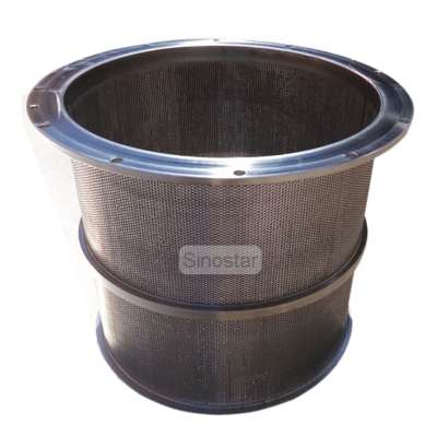 Paper making mill pressure screen hole basket