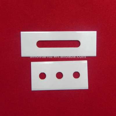 Zirconia ceramic razor three hole blade